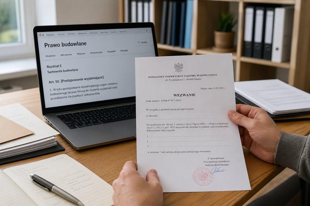 Wezwanie z nadzoru budowlanego, jak odpowiedzieć i przygotować dokumenty